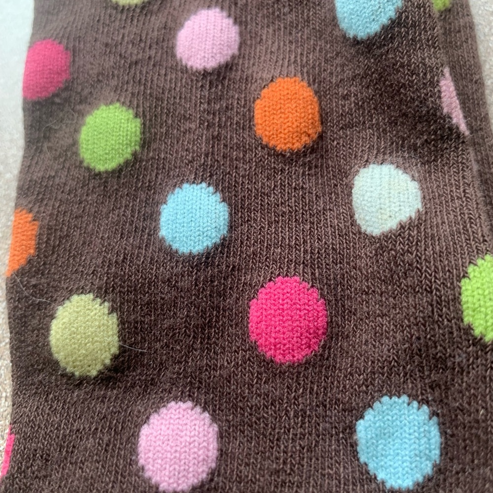 GYMBOREE LOTS OF DOTS Tights - Size 8-10
